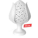 PUMO LAMPADA TRAFORATA BIANCA