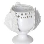 Pumo Pugliese T-light o svuota tasche, in ceramica Bianco o Tortora