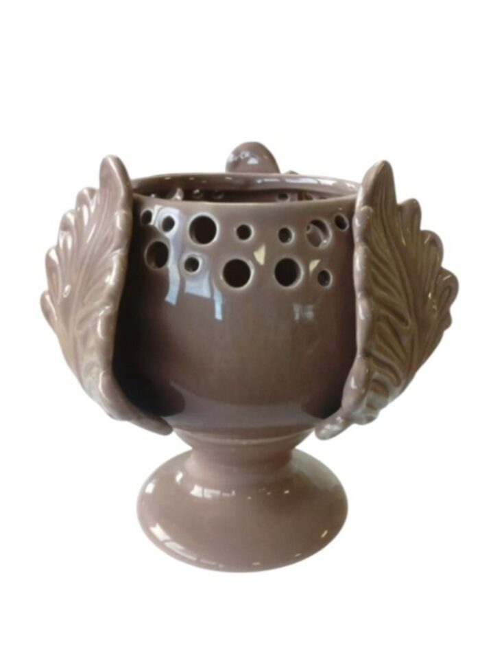 Pumo Pugliese T-light o svuota tasche, in ceramica Bianco o Tortora - immagine 2
