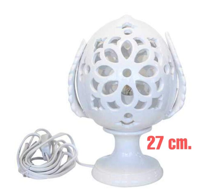 PUMO LAMPADA FIORE BIANCA - immagine 1