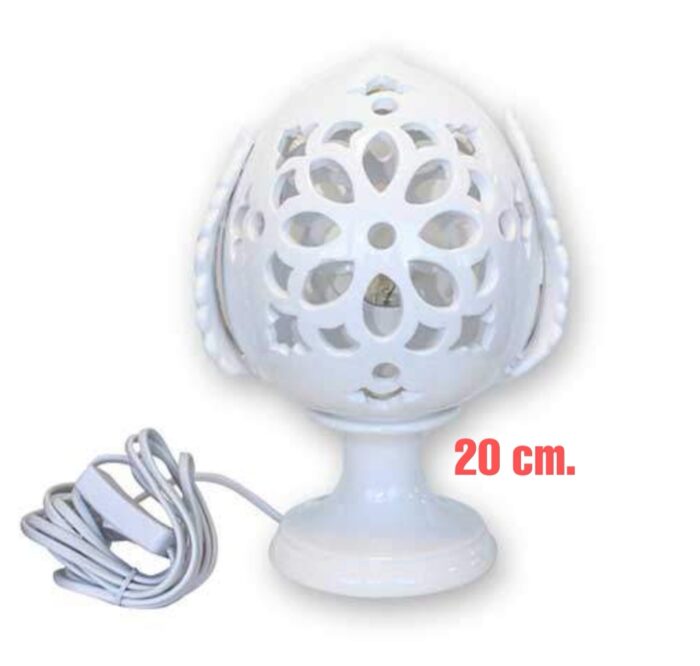 PUMO LAMPADA FIORE BIANCA - immagine 2