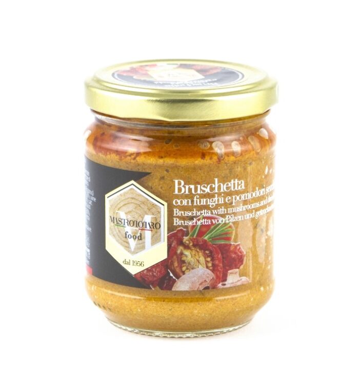 Bruschetta con funghi e pomodori secchi - immagine 1