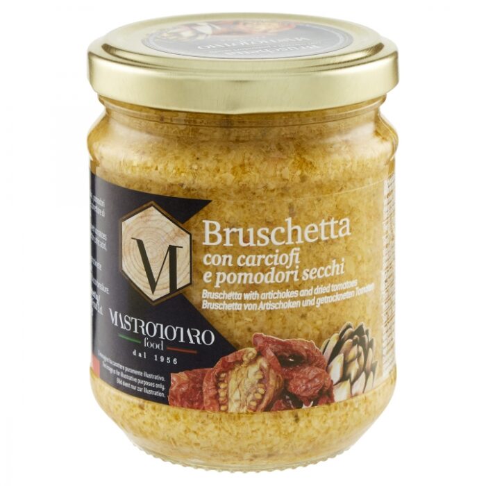 Bruschetta con carciofi e pomodori secchi 180g - immagine 1