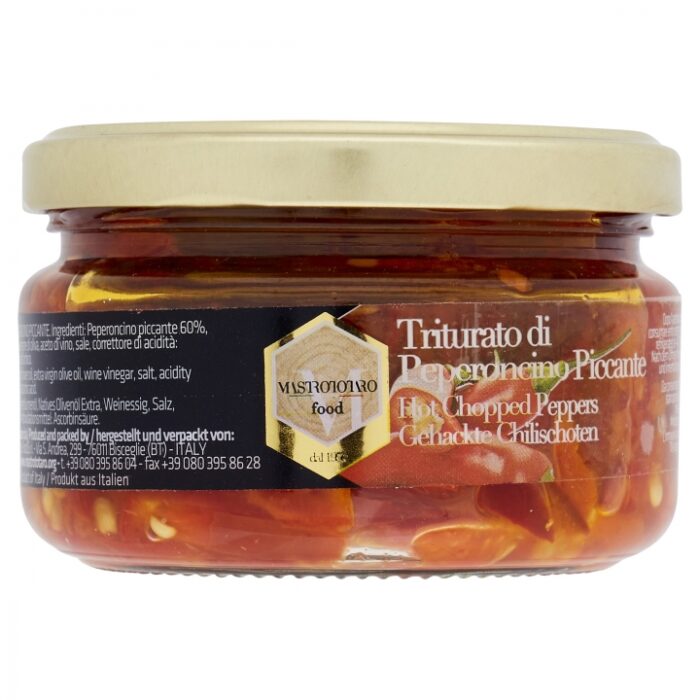 Sott'Olio in Extra Vergine di Triturato di peperoncini piccanti 170gr. - immagine 1