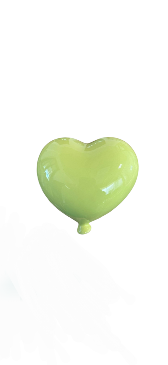 Cuore in ceramica 10 colori - immagine 1