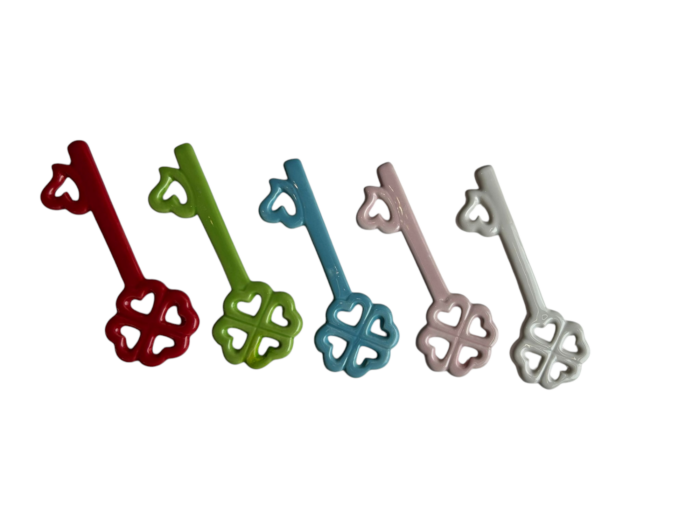 Chiave"love" in ceramica 12 cm - immagine 1