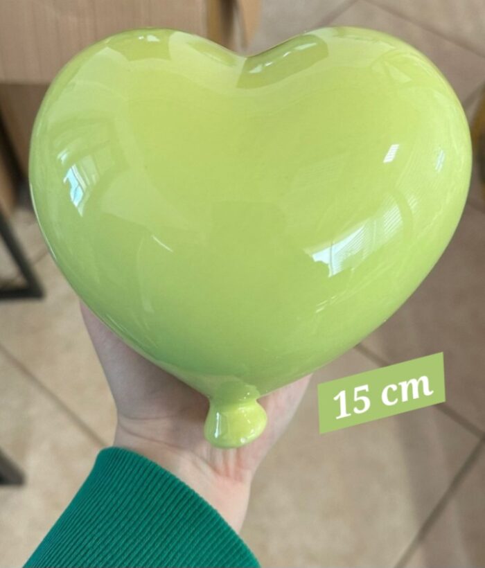 Cuore in ceramica 10 colori - immagine 3