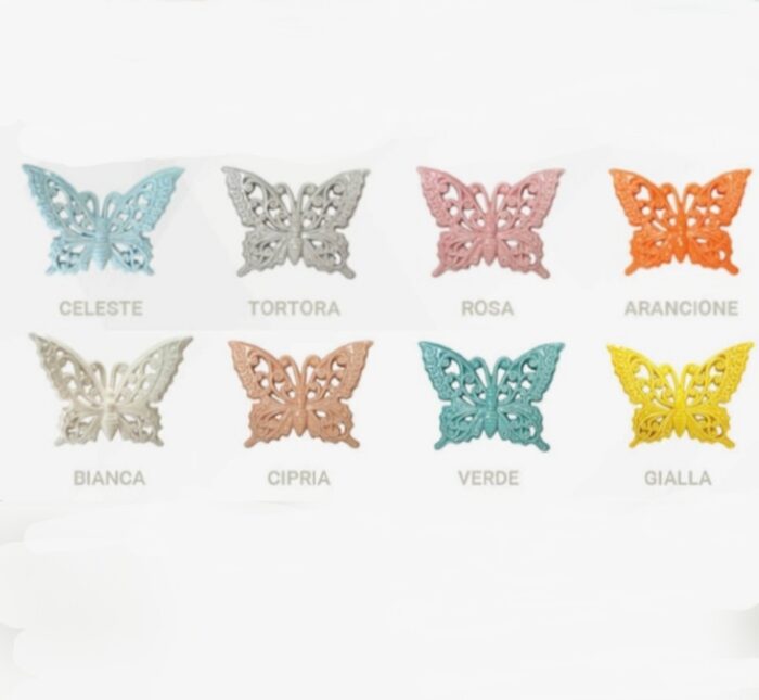 Farfalla in ceramica 8 colori - immagine 2