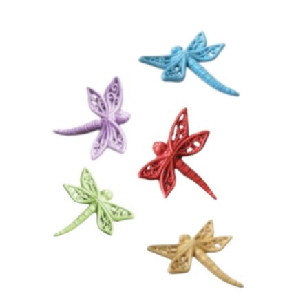 Libellula in ceramica vari colori